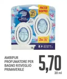 Supermercati Piccolo Ambipur profumatore per bagno risveglio primaverile offerta