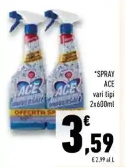 Conad Spray ace vari tipi offerta