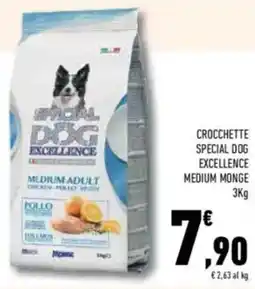 Conad Monge crocchette special dog excellence medium offerta