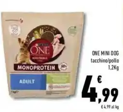 Conad One mini dog tacchino/pollo offerta