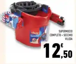 Conad Supermocio completo + secchio vileda offerta