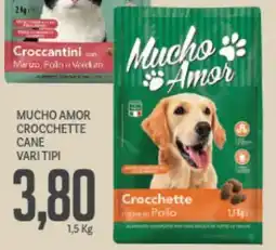 Supermercati Piccolo Mucho amor crocchette cane vari tipi offerta