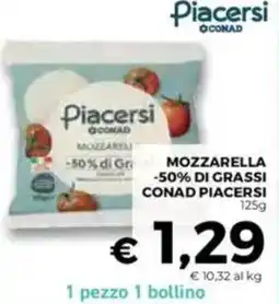 Conad Conad piacersi mozzarella offerta