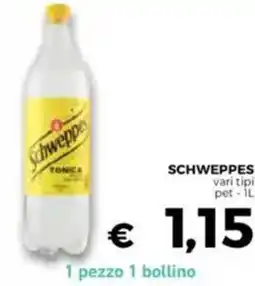 Conad Schweppe vari tipi offerta