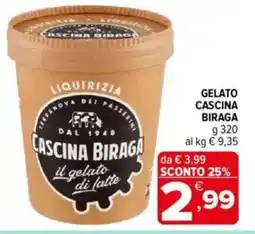 Iperal Cascina biraga gelato offerta