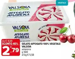 Iperal Valsoia gelato affogato 100% vegetale offerta