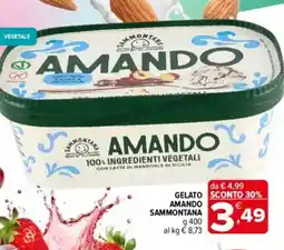 Iperal Sammontana gelato amando offerta