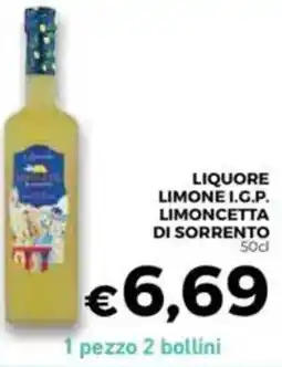 Conad Liquore limone i.g.p di sorrento offerta