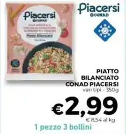 Conad Piatto bilanciato conad piacersi vari tipi offerta