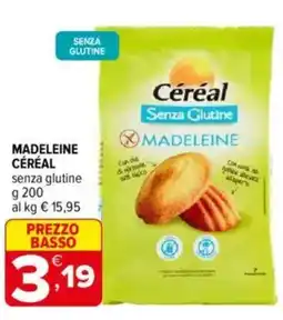 Iperal Céréal madeleine offerta