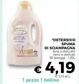 Conad Di sciampagna detersivo spuma offerta