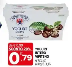 Iperal Yogurt intero vipiteno offerta