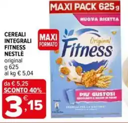 Iperal Nestle cereali integrali fitness offerta