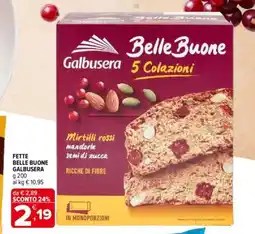 Iperal Galbusera fette belle buone offerta