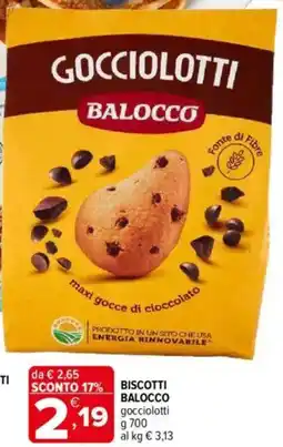 Iperal Balocco biscotti offerta