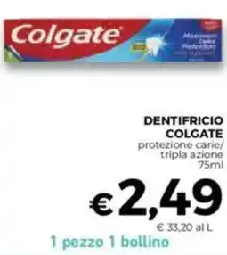 Conad Colgate dentifricio offerta