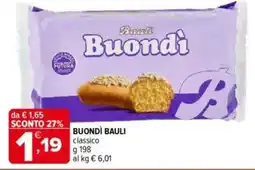 Iperal Buondì bauli classico offerta