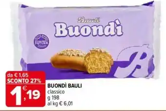 Iperal Buondì bauli classico offerta