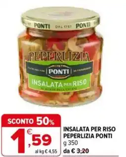 Iperal Ponti insalata per riso peperlizia offerta