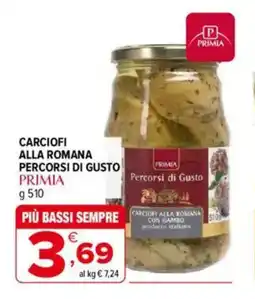 Iperal Primia carciofi alla romana percorsi di gusto offerta