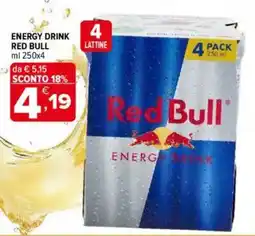 Iperal Red bull energy drink offerta