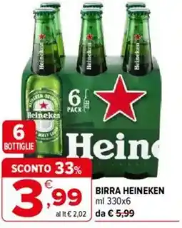 Iperal Heineken birra offerta
