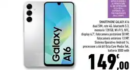 Conad Smartphone galaxy a16 offerta