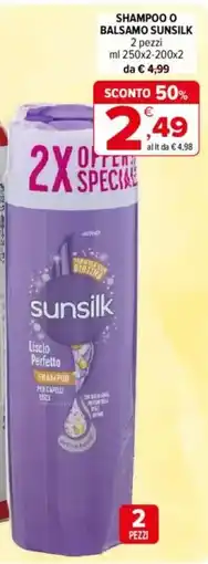 Iperal Sunsilk shampoo o balsamo offerta