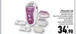 Conad Rowenta epilatore silent soft offerta