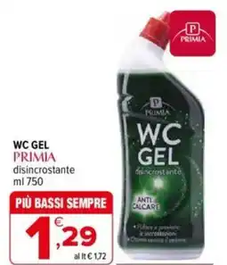 Iperal Wc gel primia disincrostante offerta