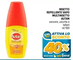 Iperal Autan insetto repellente vapo multinsetto offerta