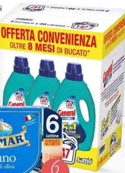 Famila General detersivo lavatrice offerta