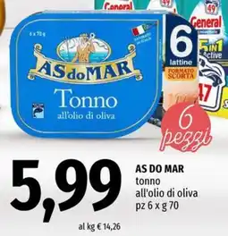 Famila As do mar tonno all'olio di oliva offerta