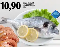 Famila Orata croazia 400/600 fresca offerta