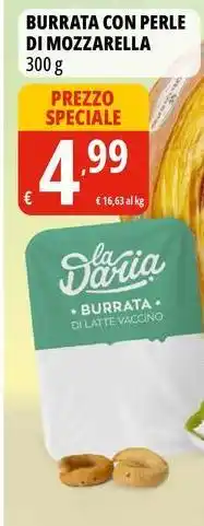 Tigros Burrata con perle di mozzarella offerta