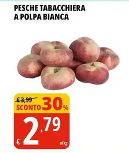 Tigros Pesche tabacchiera a polpa bianca offerta