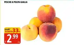 Tigros Pesche a polpa gialla offerta