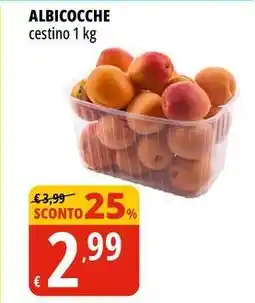 Tigros Albicocche cestino offerta