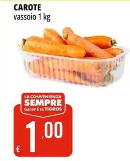 Tigros Carote vassoio offerta