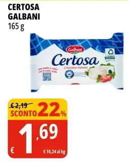 Tigros Certosa GALBANI offerta