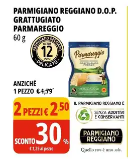 Tigros Parmigiano reggiano d.o.p. grattugiato PARMAREGGIO offerta