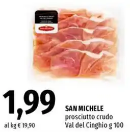 Famila San michele prosciutto crudo val del cinghio offerta