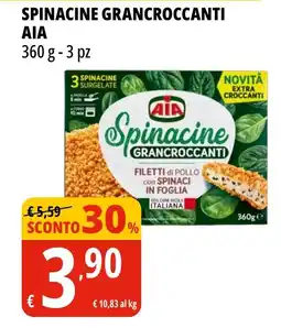Tigros Spinacine grancroccanti AIA offerta