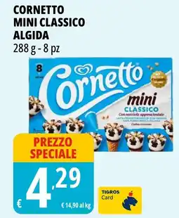 Tigros Cornetto mini classico ALGIDA offerta