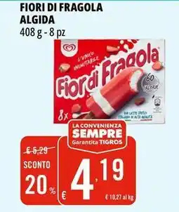 Tigros Fiori di fragola ALGIDA offerta