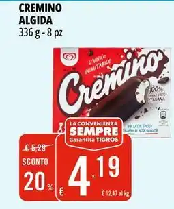 Tigros Cremino ALGIDA offerta