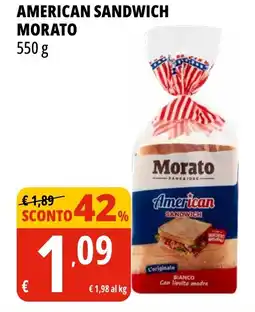 Tigros American sandwich MORATO offerta