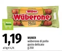 Famila Wuber wüberone di pollo gusto delicato offerta
