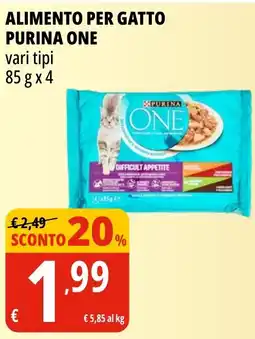 Tigros Alimento per gatto PURINA ONE offerta