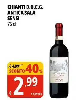 Tigros CHIANTI D.O.C.G. ANTICA SALA SENSI offerta